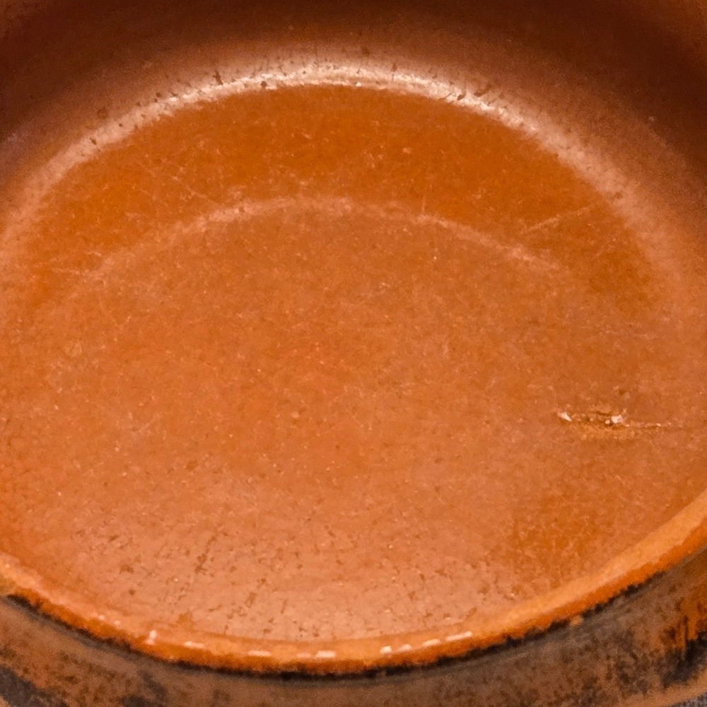 Vintage Terracotta Tapas Cazuela Baking Dish Made in Italy Rustic w Handles - Picture 5 of 7